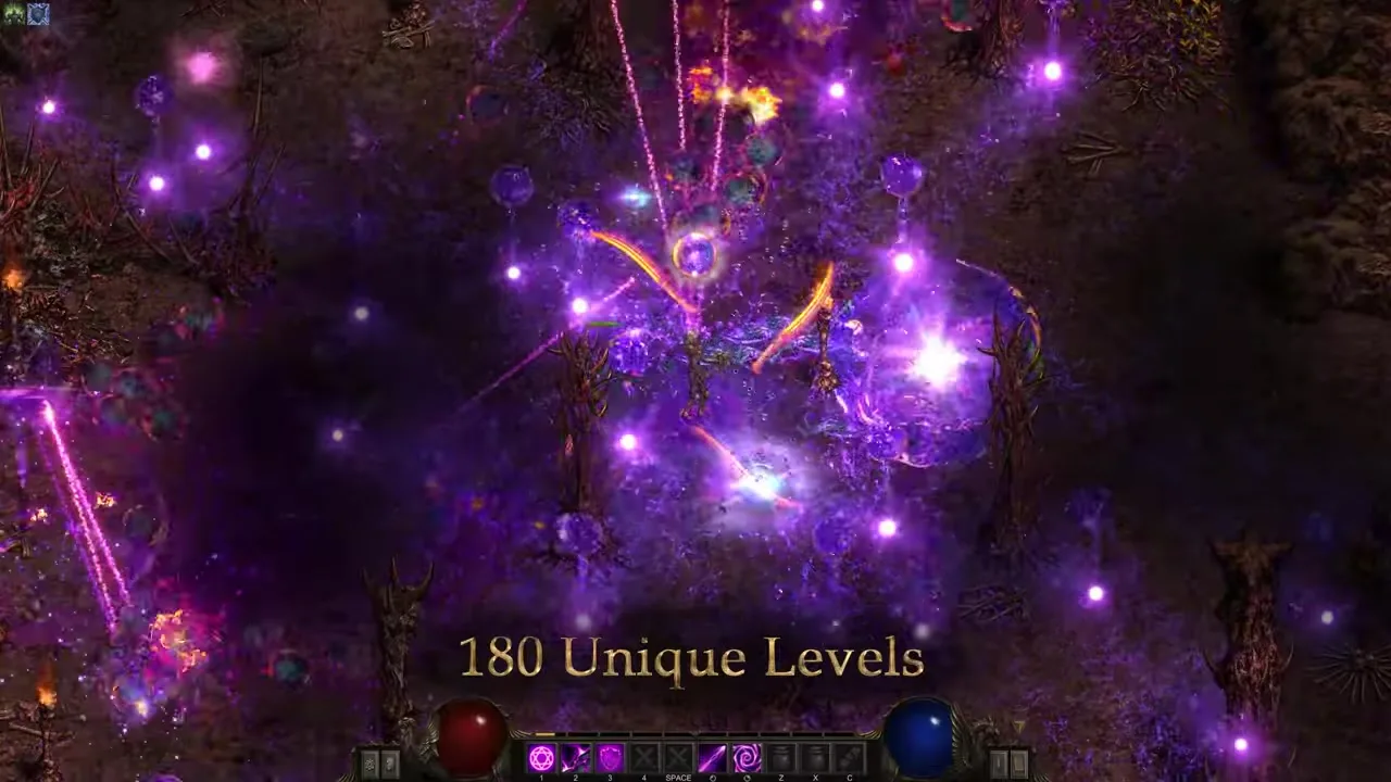 Item tooltip / affix lines on Shadow Dungeon gear