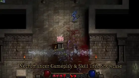 Necromancer summon combat loop in Shadow Dungeon
